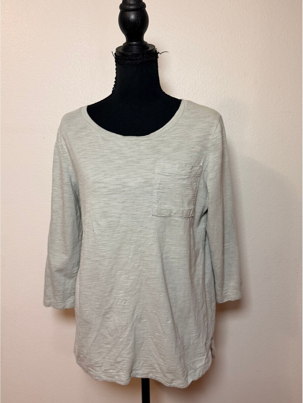 Chico's Sage Green Pocket Tunic Top 1 Fall